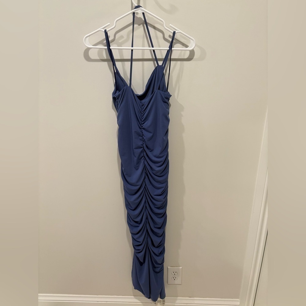 NWT A&F Bodycon Ruched Dress - Picture 8 of 10